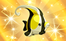 Poppit! Bingo Gold Stuffed Tropical Fish Badge