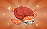 Poppit! Bingo Bronze Stuffed Turtle Badge
