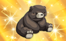 Poppit! Bingo Gold Stuffed Teddy Bear Badge