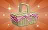 Poppit! Bingo Bronze Picnic Basket Badge