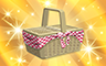 Poppit! Bingo Gold Picnic Basket Badge