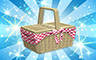 Poppit! Bingo Diamond Picnic Basket Badge