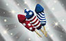 Poppit! Bingo Silver Fireworks Badge