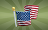 Poppit! Bingo US Flag Badge