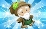 Poppit! Bingo Diamond Druid Doll Badge