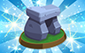 Poppit! Bingo Diamond Stone Replica Badge