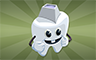 Poppit! Bingo Stuffed Toothy Badge
