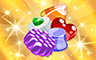Poppit! Bingo Gold Candy Badge