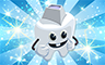 Poppit! Bingo Diamond Stuffed Toothy Badge