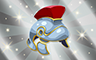 Poppit! Bingo Silver Soldier Helmet Badge