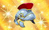 Poppit! Bingo Gold Soldier Helmet Badge