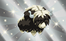 Poppit! Bingo Silver Stuffed Yak Badge