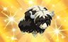 Poppit! Bingo Gold Stuffed Yak Badge