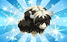 Poppit! Bingo Diamond Stuffed Yak Badge