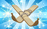 Poppit! Bingo Diamond Ski Badge