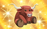 Poppit! Bingo Gold Stuffed Longhorns Badge