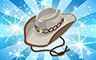 Poppit! Bingo Diamond Cowboy Hat Badge