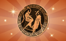 Poppit! Bingo Bronze Athenian Plates Badge