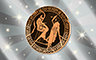 Poppit! Bingo Silver Athenian Plates Badge