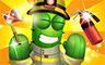 Poppit! Party Gold Fireman Badge
