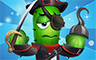 Poppit! Party Pirate Badge