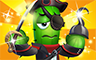 Poppit! Party Gold Pirate Badge