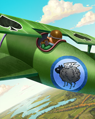 Aces Up! HD Black Sheep Squadron Badge