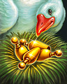 Pogo Bowl Golden Goose Badge