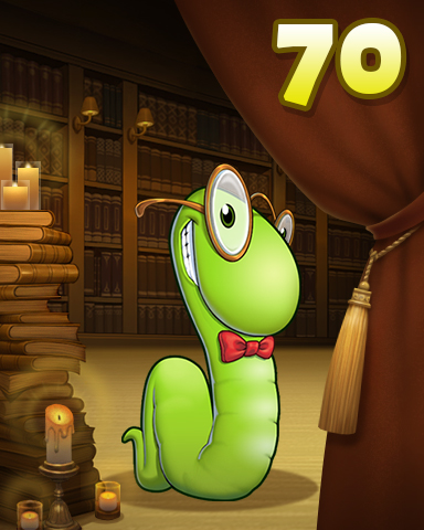 Bookworm HD Thesaurus Rex Badge