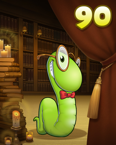 Bookworm HD Dictionarian Badge