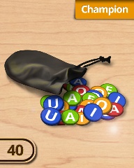 A Way With Words 40 Champion Challenge Badge