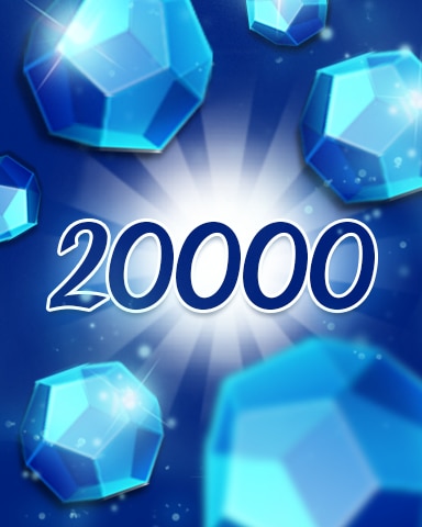 Jewel Academy Blue Jewels 20000 Badge