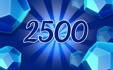 Jewel Academy Blue Jewels 2500 Badge