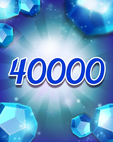 Jewel Academy Blue Jewels 40000 Badge