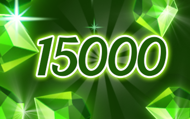 Jewel Academy Green Jewels 15000 Badge