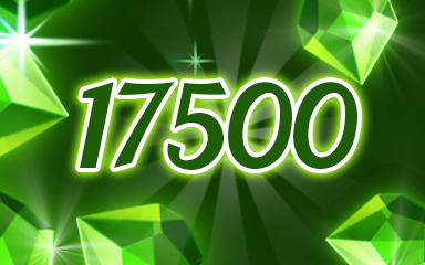 Jewel Academy Green Jewels 17500 Badge
