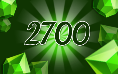 Jewel Academy Green Jewels 2700 Badge