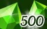 Jewel Academy Shiny Green Jewels Badge