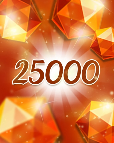 Jewel Academy Orange Jewels 25000 Badge