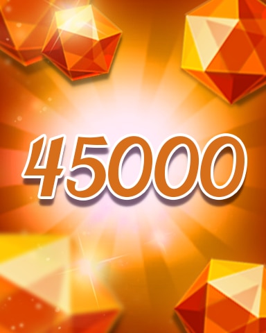 Jewel Academy Orange Jewels 45000 Badge