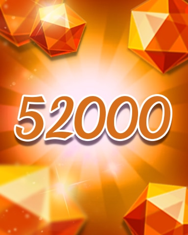 Jewel Academy Orange Jewels 52000 Badge