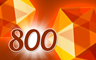 Jewel Academy Sparkling Orange Jewels Badge