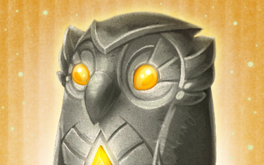 Jewel Academy Paper Owl Badge