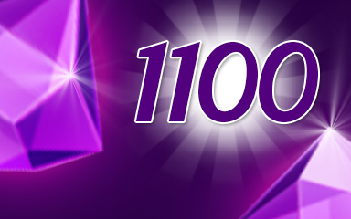 Jewel Academy Glittering Purple Jewels Badge