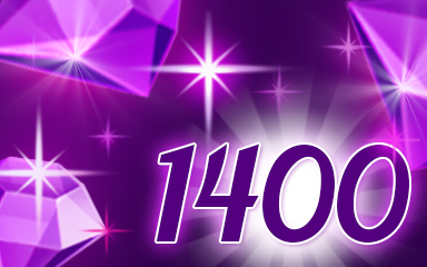 Glowing Purple Jewels Badge - Jewel Academy