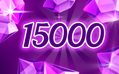 Jewel Academy Purple Jewels 15000 Badge