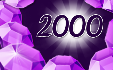 Jewel Academy Mesmerizing Purple Jewels Badge