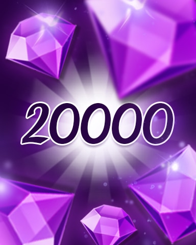 Jewel Academy Purple Jewels 20000 Badge