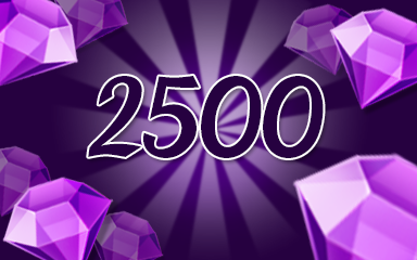Jewel Academy Purple Jewels 2500 Badge