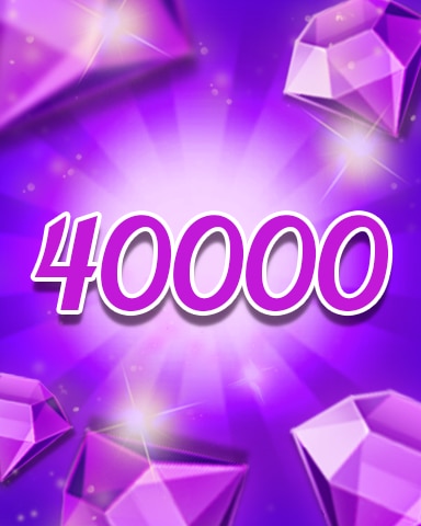 Jewel Academy Purple Jewels 40000 Badge